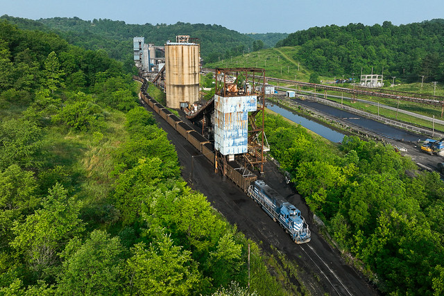 Cumberland Mine Railroad at Kirby, Pennsylvania