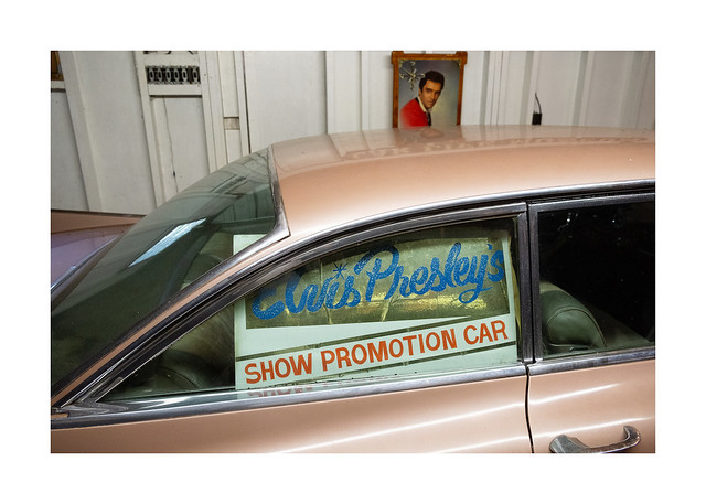 Elvis Presley's show promotion car