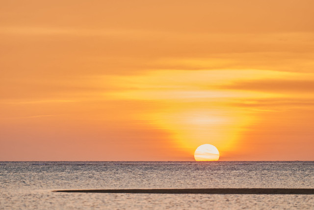 Sun Set at Okinawa