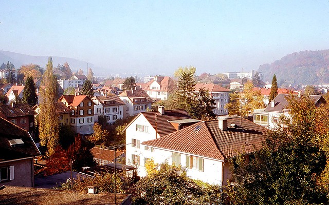 Herbst in Liestal, Baselland - 1975