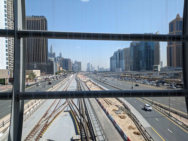 World trade Center Metro Station View - Dubai, UAE (United Arab Emirates)