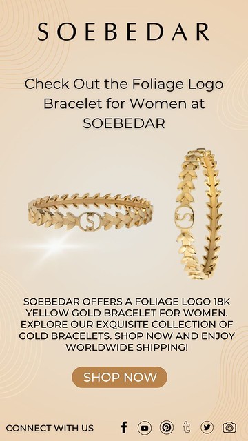 Check Out the Foliage Logo Bracelet for Women at SOEBEDAR