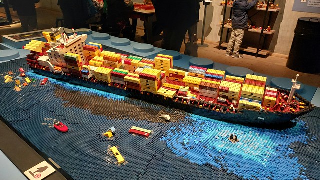 MV Rena in LEGO