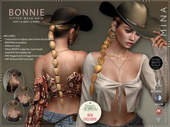 MINA Hair - Bonnie with cowboy hat for for Farmer's Market by Panache Events SL !