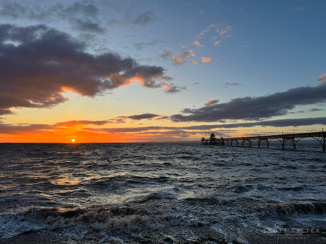 Clevedon Pier sunset