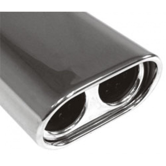 tubo di scarico per saldatura tipo 58 135x80 mm / lunghezza: 300 mm - ovale / laminato / inclinato 1
