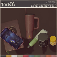 [Fetch] Coen Clutter Pack @ Fifty Linden Friday!