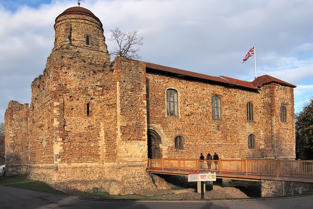 Colchester Castle keep - Norman, King William I, c1076 - Colchester, Essex, England.