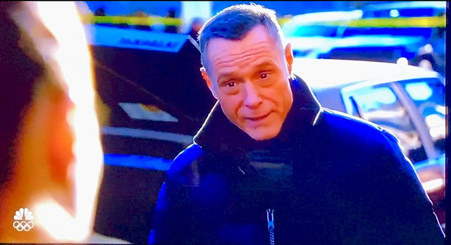 The TV show,  Chicago P.D. , Season 11, episode 9, Sonos Uno, You might and I repeat might, have seen me(red line)I worked as an extra as a lookie loo, (red line) as Detective Voight get out of his SUVYes, sometimes, most times, you are way in the Back Gr