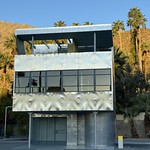 Aluminaire  House in Palm Springs restored original aluminum/metal home. This is now part of the art museum