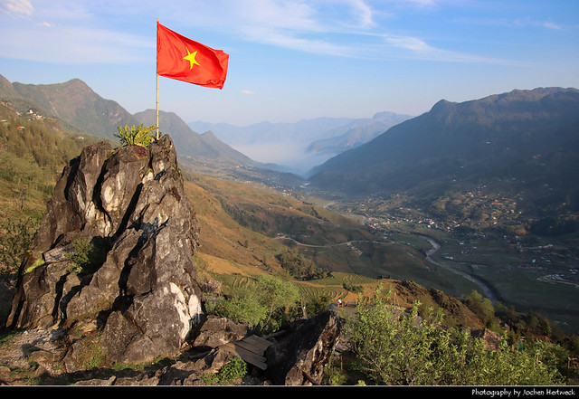 View along Muong Hoa Valley, Sapa, Vietnam