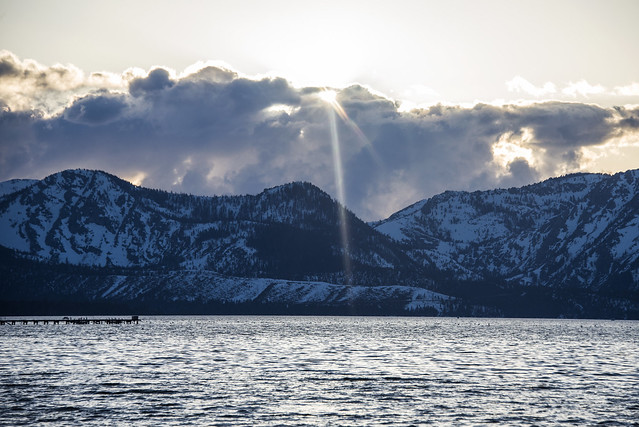 Sunset from Lake Tahoe Harbor
