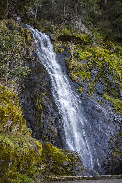 Bridal Veil Falls off Highway 50 near Pollock Pines, California
