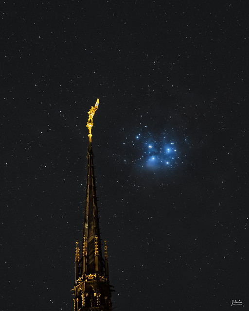 Encounter between Archangel Saint Michael and the Pleiades Cluster