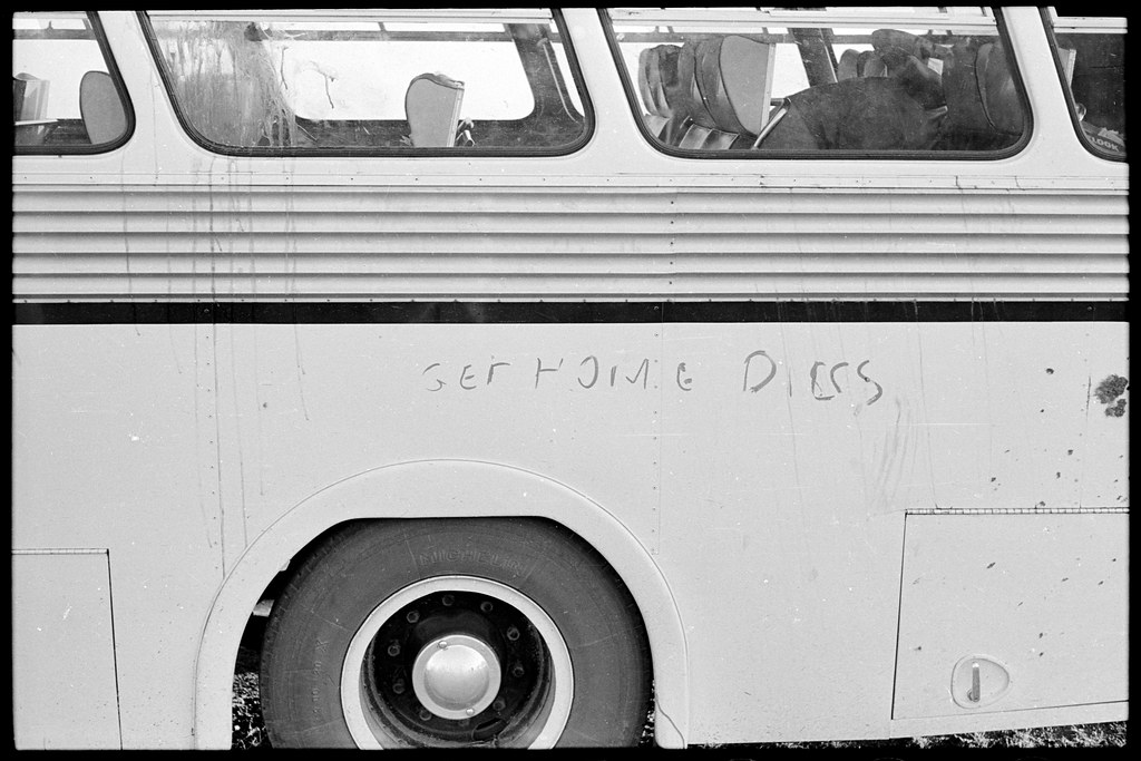 Freedom Ride bus, New South Wales, 1965
