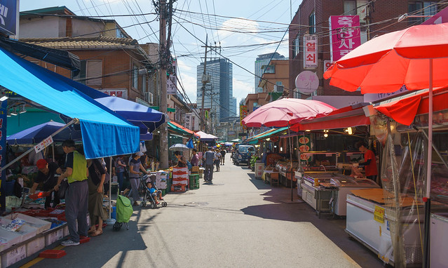 Saechang-Ro Fresh Food Market Streets - Seoul