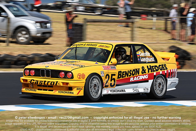 BMW M3 ex- Johnny Cecotto , Tony Longhurst , Benson & Hedges , Group A Touring Cars - Phillip Island Classic 2024 historic racing - PI24-SUN-R3-1981