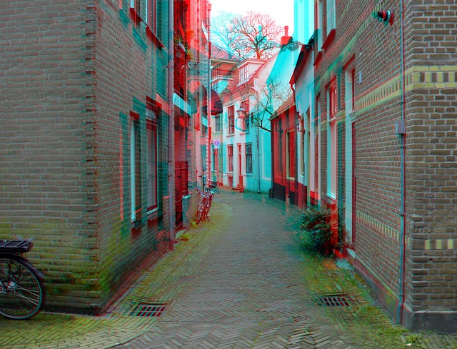 Straatje in Haarlem 3D