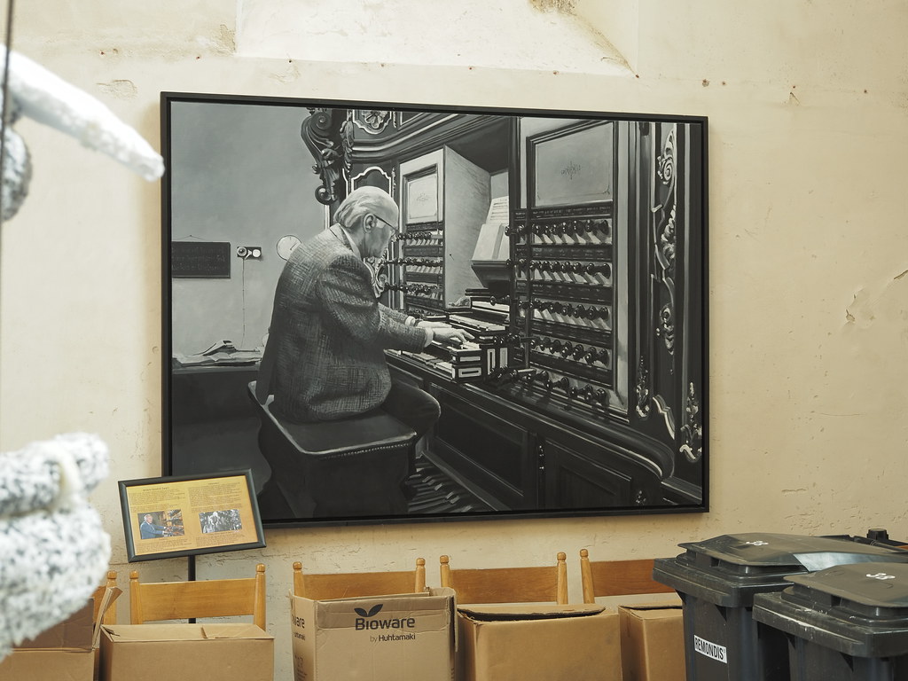 Bovenkerk in Kampen eert ‘orgelambassadeur’ Willem Hendrik Zwart met schilderij