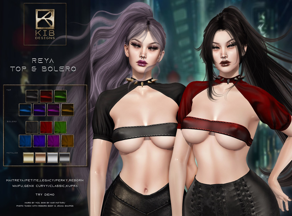 KiB Designs – Reya Top & Bolero @Darkness Event