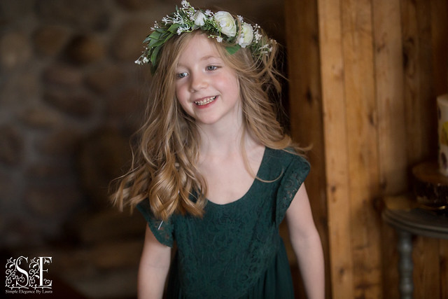 Flower Girl with a Flower Crown