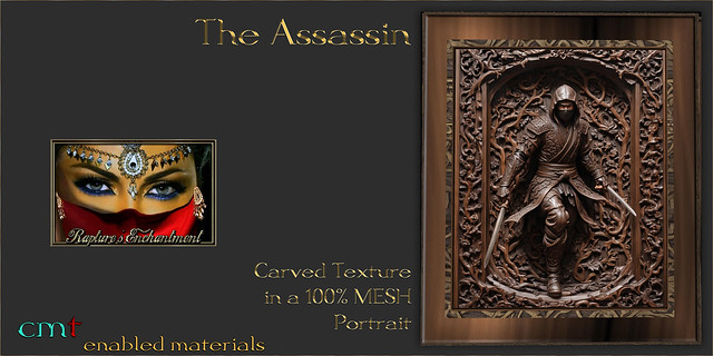 THE ASSASSIN PORTRAIT ADVERT