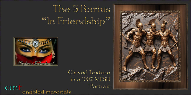 THE 3 RARIUS IN FRIENDSHIP ADVERT