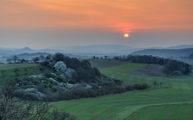 *Spring sunrise in the Wittlich Valley*
