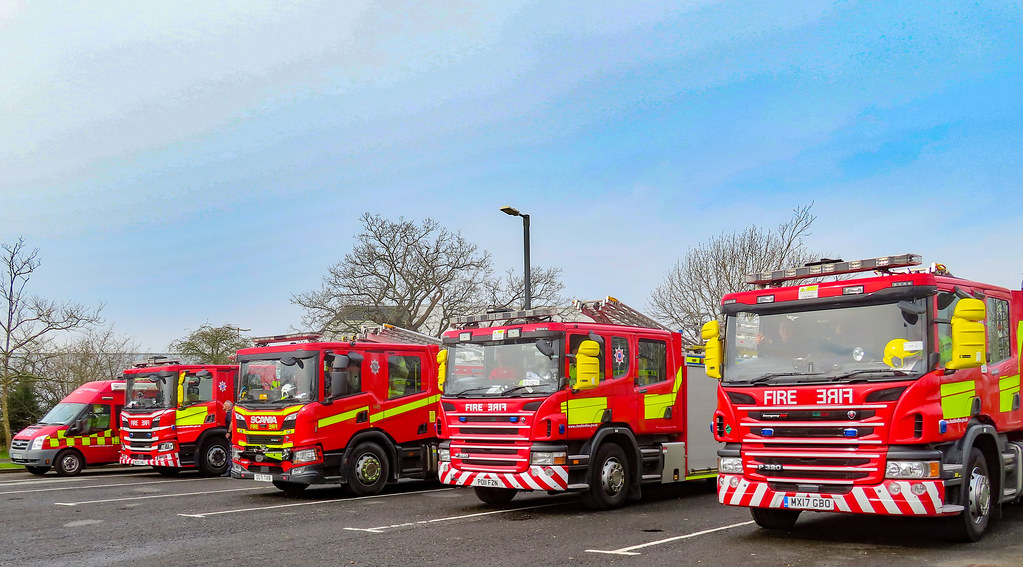 Cheshire fire and rescue Scania