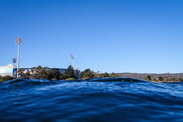 Bellerive Oval, Saturnalia Day swim, Bellerive Beach, Bellerive, Tasmania