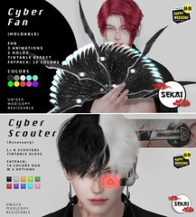 SEKAI - Cyber Fan & SEKAI - Cyber Scouter 60L$ Happy Weekend Sale
