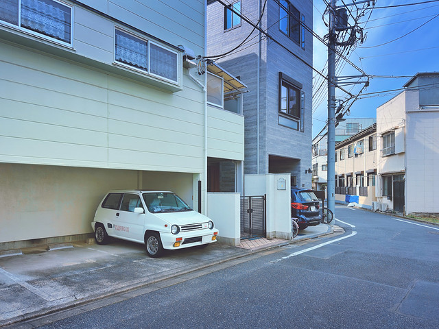 Honda City Turbo II Parked in Nezu, Tokyo