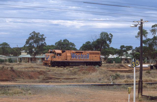S550. L267 Shunting at West Kalgoorlie 8-3-1999