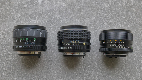 50mm lenses barrel