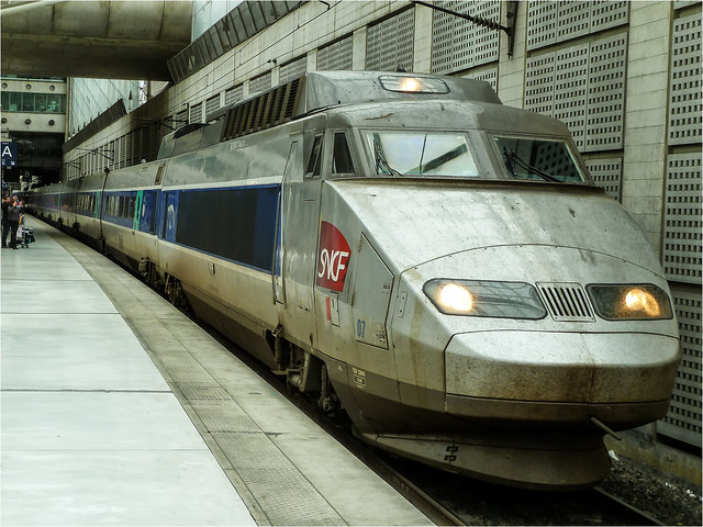 SCNF Passenger Train In Paris, France