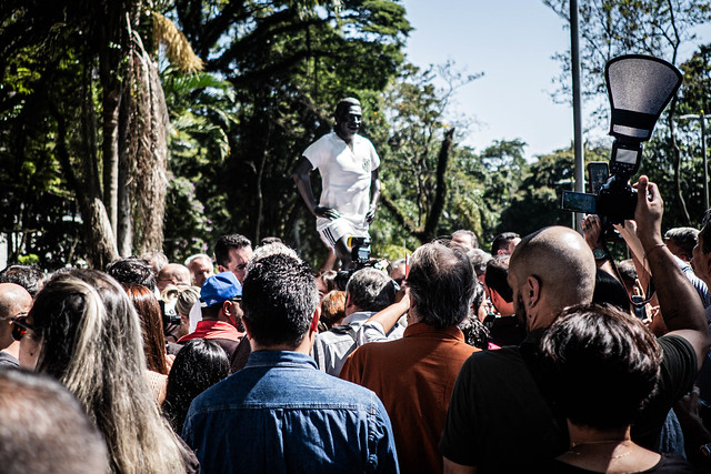 Inauguração Estátua Pelé em Santo André
