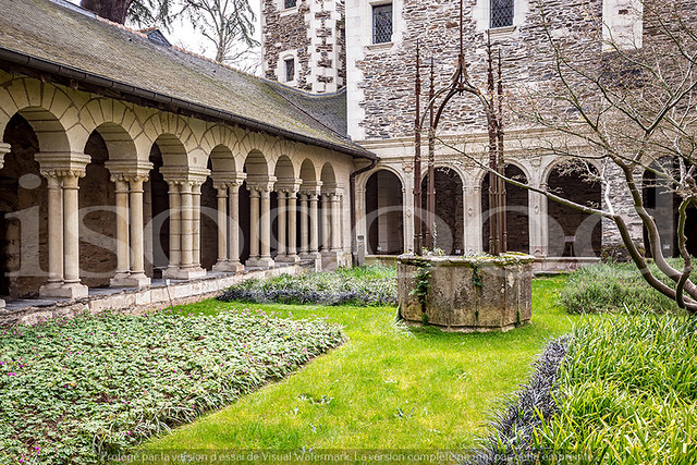 cloister of Saint-John medieval hospita, Angers, france