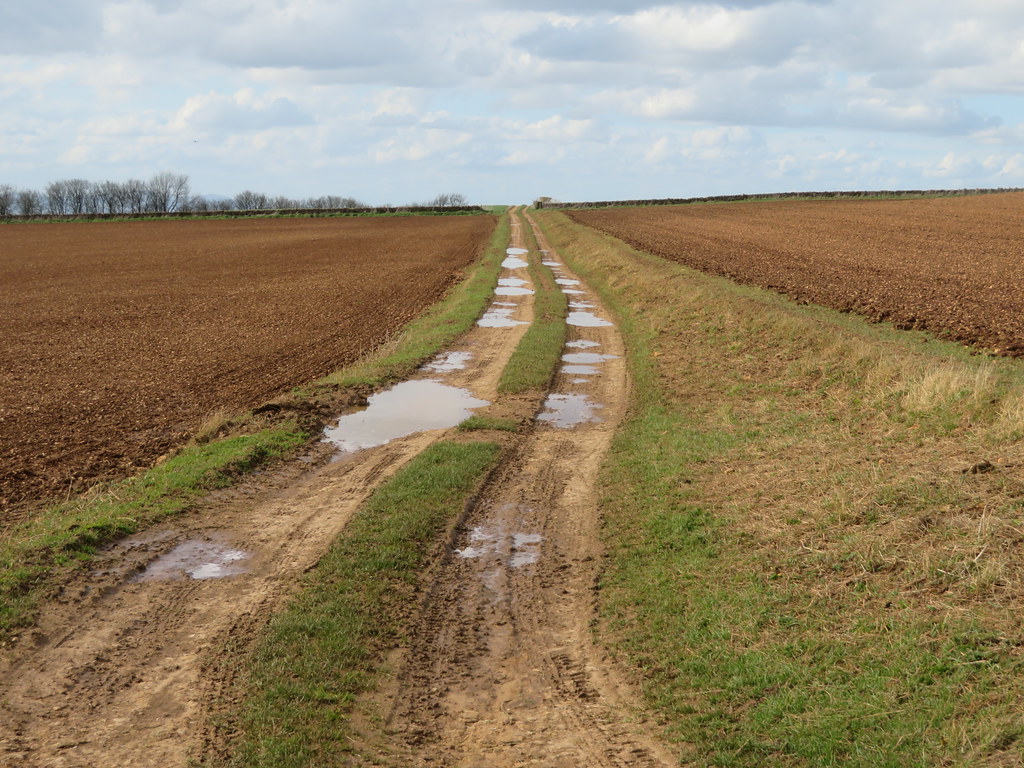 UK - Gloucestershire - Near Sudeley - Footpath through fields