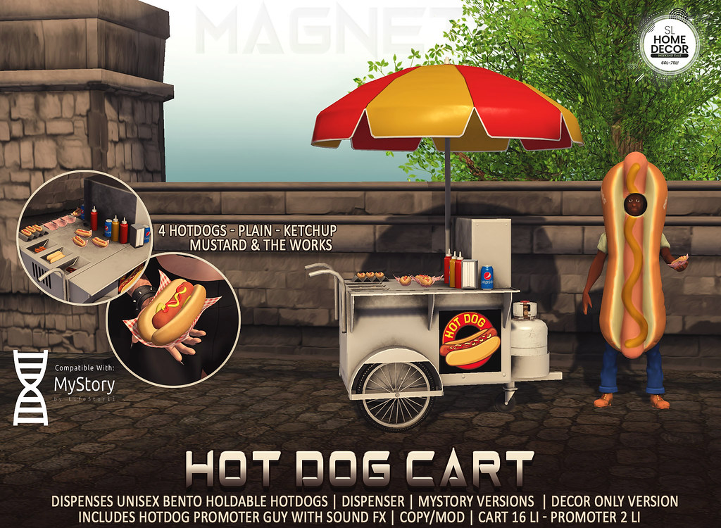 Magnetic – Hotdog Cart