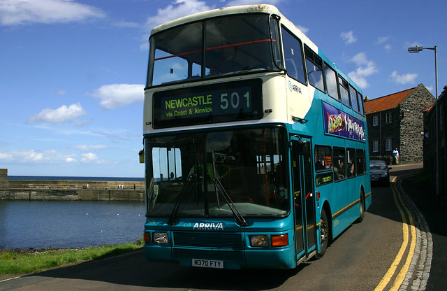 [Arriva North East] 7370 (M370 FTY) in Craster on service 501 - John Carter (3)