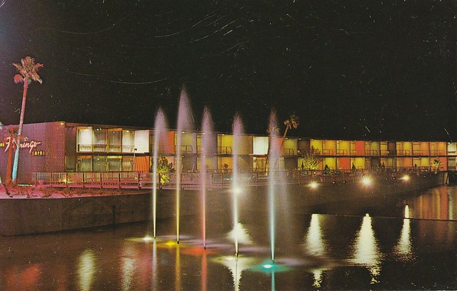 Vintage Postcard - Flamingo Capri Motel - Las Vegas