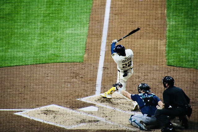 Christian Yelich of the Milwaukee Brewers