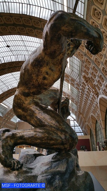 Hércules arquero, de Émile Bourdelle. Museo de Orsay, París. Detalle