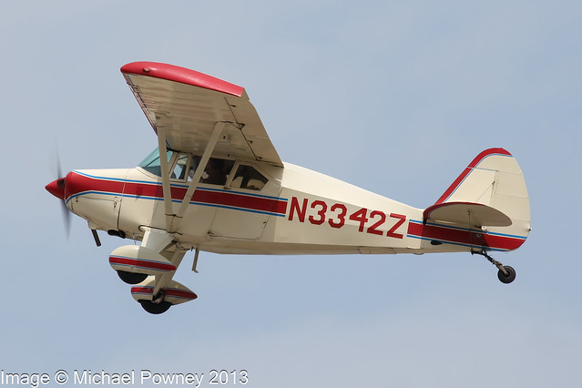 N3342Z - 1960 build Piper PA-22-150 Tri-Pacer, departing from Lakeland during Sun 'n Fun 2013