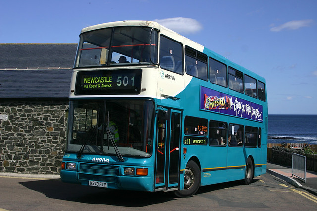 [Arriva North East] 7370 (M370 FTY) in Craster on service 501 - John Carter (2)