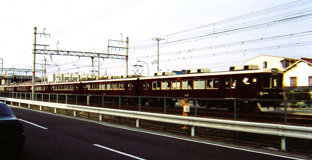 Hankyu Railroad  Kyoto - Osaka passenger train in 1997