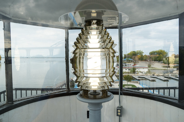 Grassy Island Rear Range Lighthouse Fresnel Lens