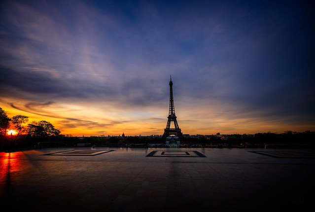 Eiffel Tower at Sunrise, Trocadero, Paris (2024)