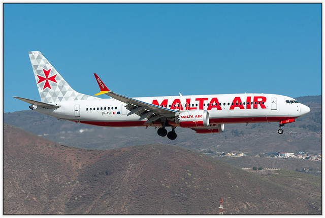 9H-VUB - Malta Air - Boeing 737-8200 MAX