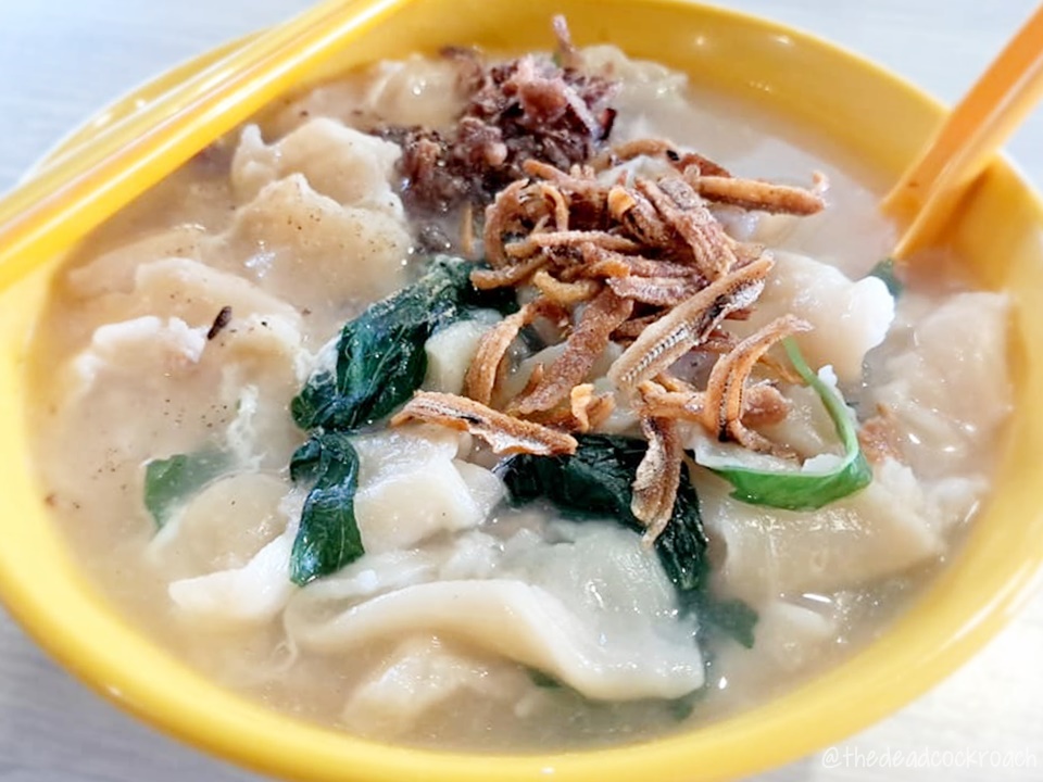 singapore,food review,marsiling mall hawker centre,4 woodlands street 12,mee hoon kueh,ah yi handmade noodle,ban mian,阿壹手工麵粉粿魚湯
